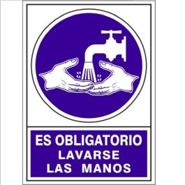 Señal 670 Plástico 345X245 ''Obligatorio Lavarse Las Manos'' Duver Precio: 6.50000021. SKU: B18VHQDCSX