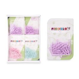 Pincello Clips 60 Piezas Mediano Surtidos Colores Morado, Rosa, Verde 8x13x2 cm (48 Unidades) Pincello Clips 60 Piezas Mediano Surtidos Colores Morado, Rosa, Verde 8x13x2 cm (48 Unidades)