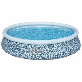 Bestway BES6941607364468 Kit Piscina Hinchable Fast Set Redonda 396x84 cm con Filtro de Cartucho y 1 Cartucho