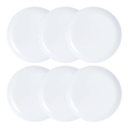 Set de Platos Luminarc Diwali 6 pcs Blanco Vidrio Precio: 21.49999995. SKU: S2702136