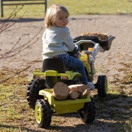 Smoby Farmer Max Pedal Tractor + Trailer + Shovel - Verde