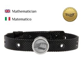 Pulsera Unisex Mathematician Talent Jewels TJA-2-02-03-2-235 Negro