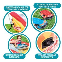 Pista hinchable deslizante racing fun 561x119x76 cm