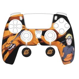 Konix Funda Protectora DualSense PS5 Naruto Shippuden Kurama/Kyûbbi y Naruto Silicona Negra