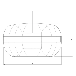 Lámpara Colgante "Burgas" [SKD-P80041] Estilo Natural/Mediterráneo/Boho-Chic Bambú