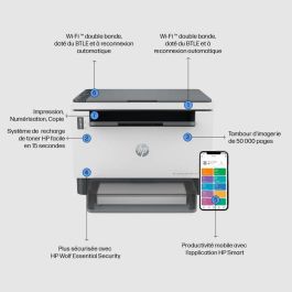 HP Multifuncion laser monocromo LaserJet Tank MFP 1604w