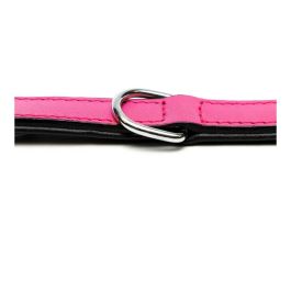 Gloria Collar Piel Acolchado 55 cm X 25 mm Fuxia