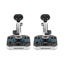 Thrustmaster Sol-R 2 HOSAS Space Sim Duo - Palanca de vuelo para PC, 2960939 - Negro, Blanco Thrustmaster Sol-R 2 HOSAS Space Sim Duo - Palanca de vuelo para PC, 2960939 - Negro, Blanco