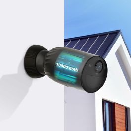 Ezviz EZV1725922648383 Cámara de vigilancia 4K con batería, visión nocturna a color, detección por IA y Wi-Fi 6