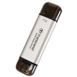 Transcend SSD Externo ESD310S 1TB USB 10Gbps Type C/A Plata