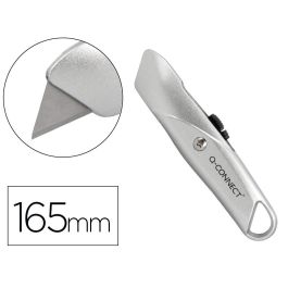 Cuter Q-Connect Metalico Ancho Retractil Con Mecanismo De Bloqueo Cuchilla 18 mm Xd-53 Blister 1 Unidad Precio: 3.99000041. SKU: B1GXJ3ZH8L