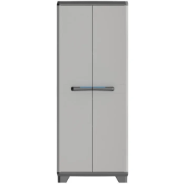 Keter Mueble Lineal de Almacenamiento - Armario 68x39x173 cm, 3 Estantes Ajustables, Carga 15 kg, Negro y Gris Precio: 110.49999994. SKU: B1EHVC95H4