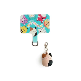Wondee Charm Squishmallows Cam the Cat para Móvil - Colgante Decorativo Universal para Fundas, 100 x 20 x 58 mm