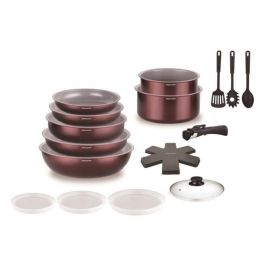 Batería de cocina - Todas las fuentes de calor, incluida la inducción - ARTHUR MARTIN - AM2503 - Aluminio - 18 piezas - Mango extraíble Precio: 98.98999957. SKU: B1GDP5DQYA