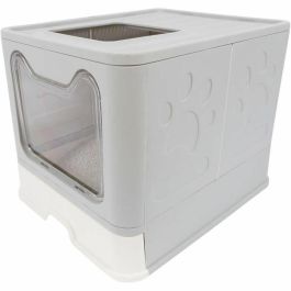 M Pets AUC1702070735233 Casita de Baño Sile Top para Gatos, Gris, con Cajón Extraíble y Pala, 51x41x12.5 cm Precio: 58.94999968. SKU: B1CLCHNRDV