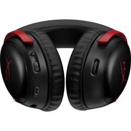 Auriculares inalámbricos para juegos - HyperX Cloud III - para PC y consola - Negro/Rojo