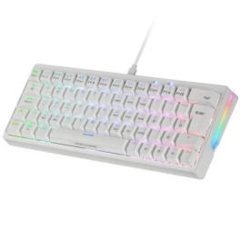 Mars Gaming Teclado Mecánico Gaming MKMINIPRO/ Switch Azul/ Blanco 60% RGB Blanco