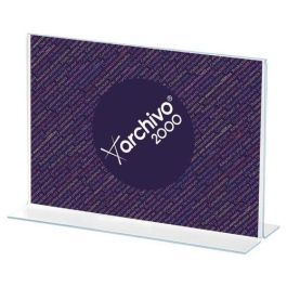 Archivo 2000 Expositor Sobremesa En Forma De T Din A5 Horizontal 75x210x155 mm Cristal Transparente Precio: 2.78999985. SKU: B1KAA3KN9X