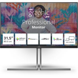 AOC U32U3CV Monitor IPS 32" 4K UHD (3840x2160) con USB-C, HDMI, DisplayPort Precio: 678.68999946. SKU: B15PGBB7M5