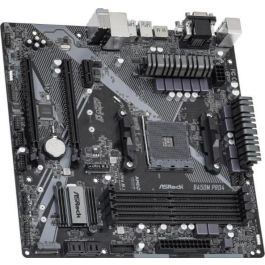 Asrock Placa Base AM4 B450M Pro4, Chipset AMD B450, Micro ATX, 128GB DDR4, RGB, Dual M.2, USB 3.2 Gen2, 90-MXBEG0-A0UAYZ Asrock Placa Base AM4 B450M Pro4, Chipset AMD B450, Micro ATX, 128GB DDR4, RGB, Dual M.2, USB 3.2 Gen2, 90-MXBEG0-A0UAYZ