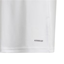 Camiseta de Fútbol de Manga Corta para Niños Adidas Squad 21 Blanco S