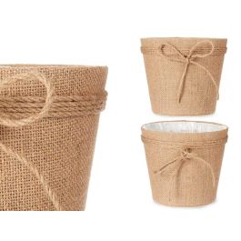 Ibergarden Macetero de Tela con Lazo Marrón 18x16 cm (24 Unidades) Precio: 75.68999999. SKU: B1BXBVGM6G