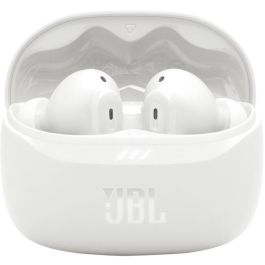 JBL Tune Beam 2 Auriculares In-Ear Inalámbricos Bluetooth 5.3 Blancos, Resistencia IP54, Cancelación Ruido Adaptativa