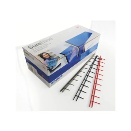 Gbc Banda de Encuadernación Surebind Peine 25 mm Negro Caja 100 Unidades