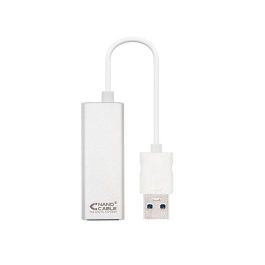 Nanocable Cable Conversor USB 3.0 a Gigabit Ethernet 10/100/1000 Mbps, Compatible con Windows, Mac, Linux, Chipset RTL8153, 15cm, Aluminio Precio: 13.50000025. SKU: S8413571