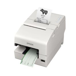 Epson OmniLink TM-H6000VI TM-H6000V-203 Impresora TPV Multifunción con Procesamiento de Cheques USB Blanca