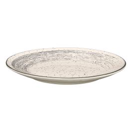 Vessia Plato Postre Cerámico Patinado Gris 19,5 cm (Set de 36)