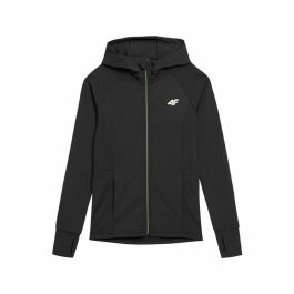 Sudadera con Capucha Mujer 4F BLDF010 Negro