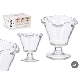Copa Helado Ondas Vivalto 240 ml - Vidrio Transparente 10.5x11.5x10.5 cm (24 Unidades) Precio: 30.50000052. SKU: B1G2P2JKWV