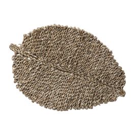 Secret Of Gourmet Mantel individual de junco modelo Hoja 49x34x1,5 cm