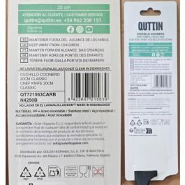 Quttin Cuchillo Cocinero 20 cm Sybarite (8 Unidades)