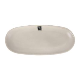 La Mediterranea Fuente Oval Alerre, Plato Grande de Servir, Dimensiones 33.8 x 15.3 x 2.5 cm, 697 g, Material Md (12 Unidades)