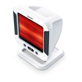 Beurer Lámpara Infrarrojos IL-60, Calentador Cerámico con Radiación 30x40cm, Ángulo 0-40°, Temporizador 15min