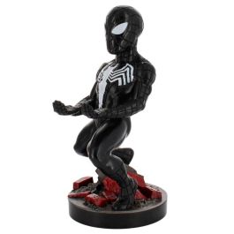 EXQUISITE GAMING Cable Guy Soporte Figura Symbiote Spider-Man Marvel 21cm para Mandos y Smartphones, compatible PS5/Xbox Series/iPhone