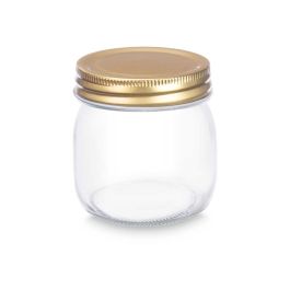 Tarro Conserva Vivalto 180 ml, Vidrio y Metal, 6x8x6 cm (54 Unidades)