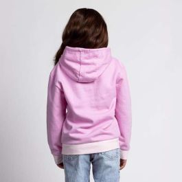 Barbie Sudadera con Capucha de Algodón Cepillado Color Rosa para Niña, Talla 12 Años Barbie Sudadera con Capucha de Algodón Cepillado Color Rosa para Niña, Talla 12 Años