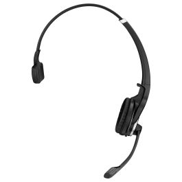 EPOS Auriculares DECT Inalámbricos Impact DW 20 ML EU para Oficina/Centro de Llamadas, Cancelación de Ruido, Alcance 180m, Color Negro/Plata