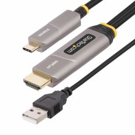 Cable USB Startech 145B-USBC-HDMI4K-AOC Negro