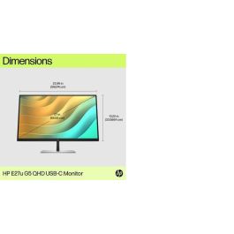 HP E27u G5 QHD USB-C PVC Free Monitor HP E27u G5 QHD USB-C PVC Free Monitor