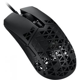 Asus TUF M4 Air Ratón Gaming Cable USB Tipo A 16000 DPI Ambidextro Negro - 6 Botones Programables - 47g Ligero