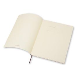 Cuaderno Moleskine Clasico Tapa Blanda 19X25 192H 70Gr. Cuadriculada Con Goma Negra