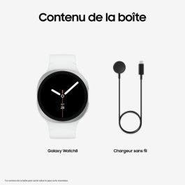 Samsung Galaxy Watch8 SAM8806097415855 - Reloj inteligente Bluetooth de 44 mm, plateado