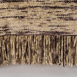 Cojín Beige Algodón/Terciopelo 50 X 50 cm