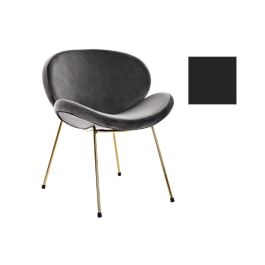 Silla Chic DKD Home Decor Negro Dorado 58 x 73 x 62 cm Silla Chic DKD Home Decor Negro Dorado 58 x 73 x 62 cm