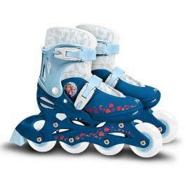 Reine Des Neiges 608Z Patines en línea Ajustables THE QUEEN OF SNOW II Talla 30-33 para Niña con Ruedas PVC, Freno y Hebilla Segura