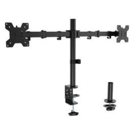 AISENS - SOPORTE DE MESA ECO GIRATORIO E INCLINABLE PARA MONITOR/TV 10KG (3 PIVOTES, 2 BRAZOS) DE 17-32, NEGRO Precio: 23.50000048. SKU: B1ARC8VGRM